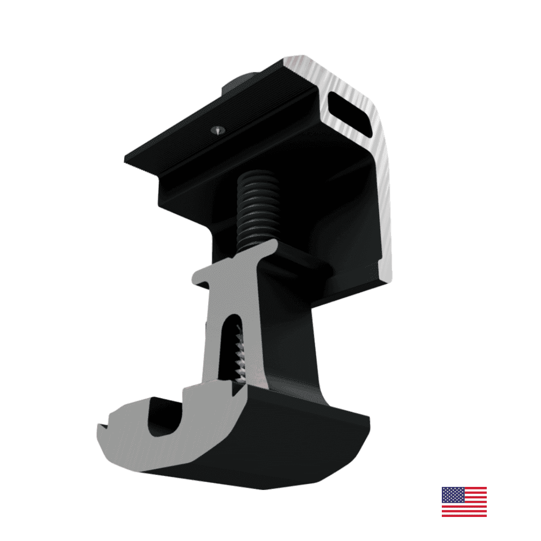 Ultra Rail End Clamp, Black (USA)