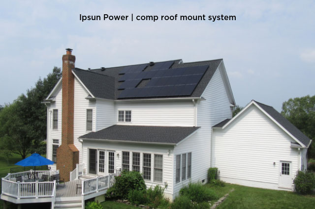 Ipsun Power | comp roof mount system