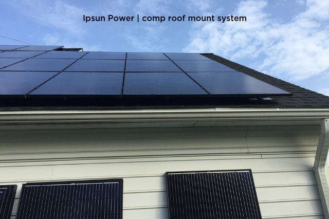 Ipsun Power | comp roof mount system